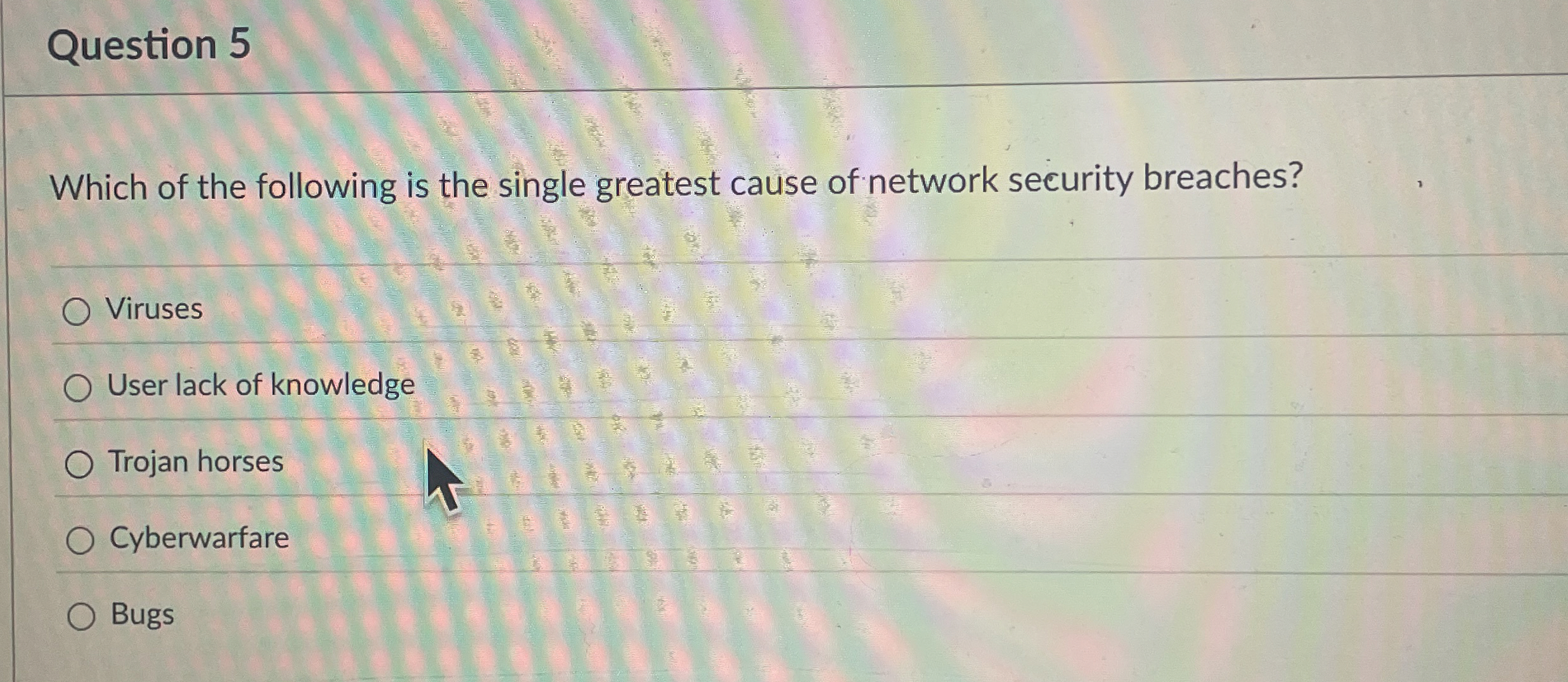 Solved Question 5Which of the following is the single | Chegg.com