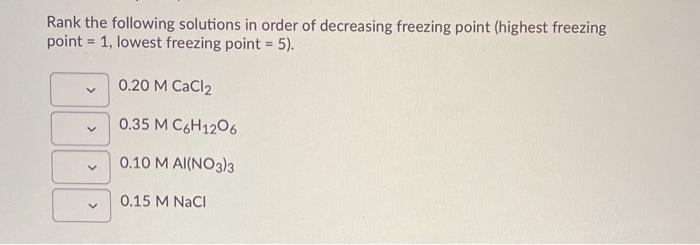 Note! This is the ML Rank Order from Lowest to Highest