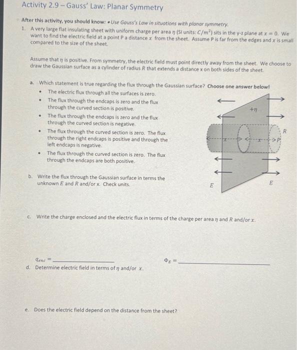 want to find the electric field at a point P a | Chegg.com