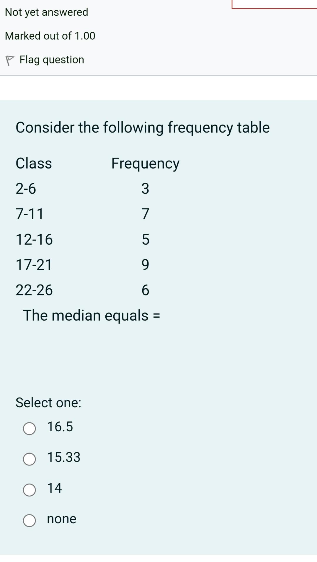 Solved Question 8 Not yet answered Marked out of 1.00 P Flag | Chegg.com