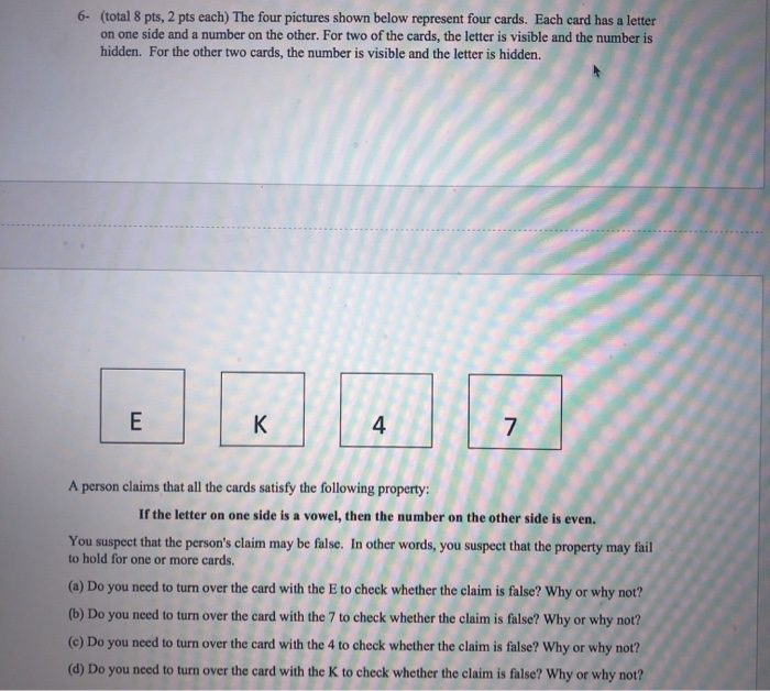 Solved 6 Total 8 Pts 2 Pts Each The Four Pictures Shown 5261