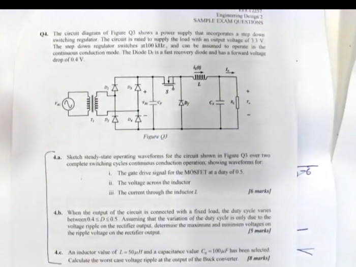 Engineering Design 2 SAMPLE EXAM QUESTIONS 04. The | Chegg.com