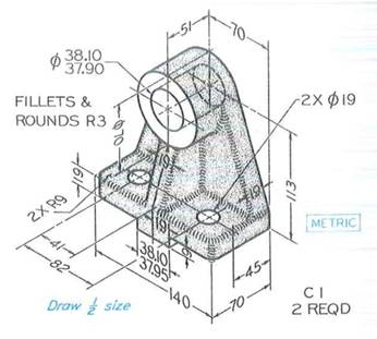 Solved: Counter Bearing Bracket | Chegg.com