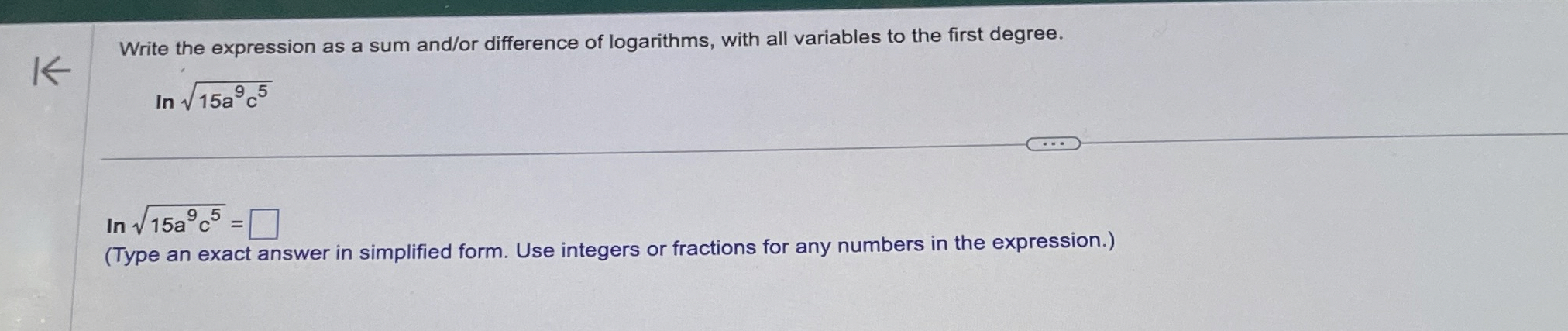 Solved Write the expression as a sum and/or difference of | Chegg.com