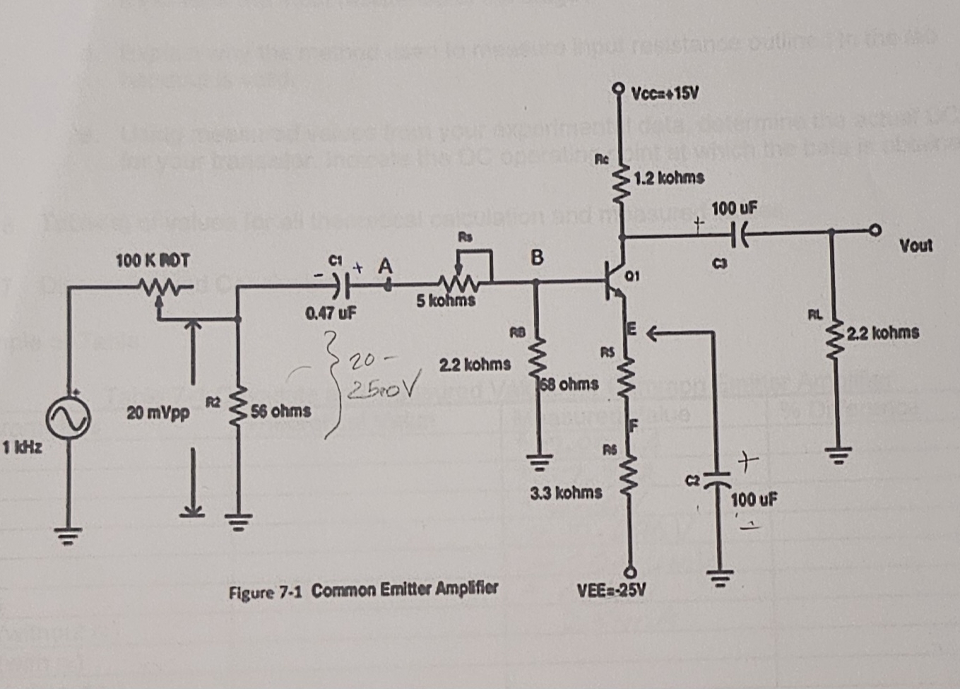 1 ﻿kH2100 ﻿K ROT1 ﻿A0.47 ﻿UF20 ﻿mVppSs6 ﻿ohms5 | Chegg.com