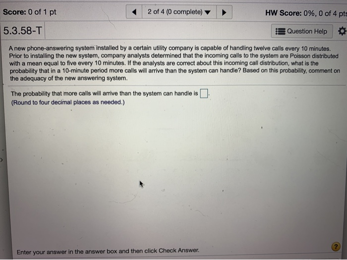 Solved Score: 0 of 1 pt 2 of 4 (0 complete) HW Score: 0%, 0 | Chegg.com
