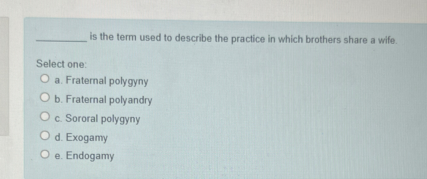 Solved is the term used to describe the practice in which | Chegg.com