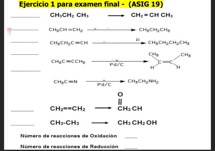 Solved Ejercicio 1 para examen final - (ASIG 19) | Chegg.com