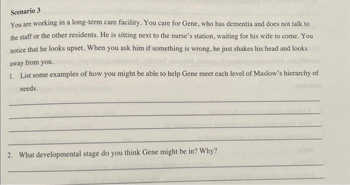 Solved 13.B Reflective Short-Answer Exercises Scenario 1 | Chegg.com