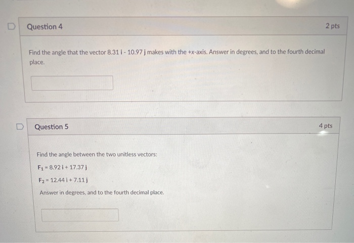 Solved Question 1 2 pts Find the magnitude of the unitless | Chegg.com