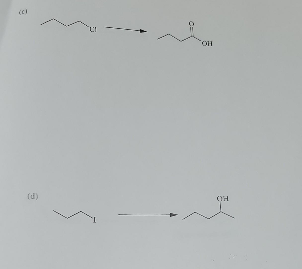 Solved 15 Alkyl halide, Alcohol and Alkyne reactions ( 30 | Chegg.com