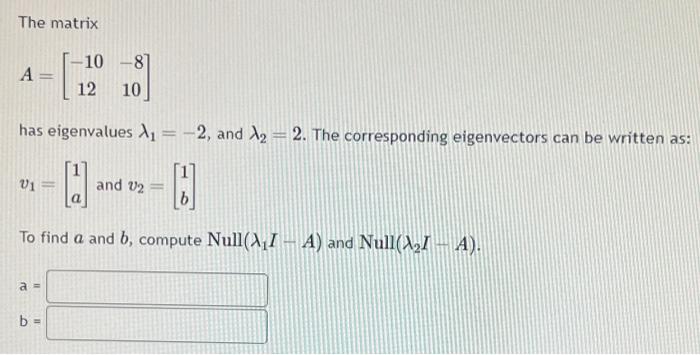 Solved Solve for a & b please and show as much work as you | Chegg.com