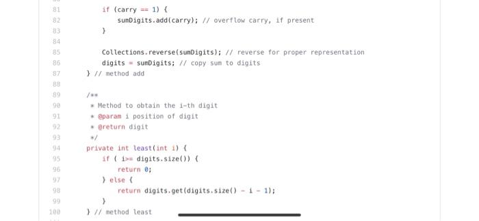 Solved Java programmingComplete this class by writing a | Chegg.com