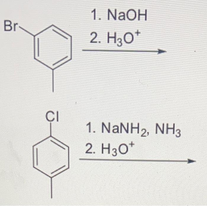 Solved 1. NaNH2,NH3 2. H3O+ | Chegg.com