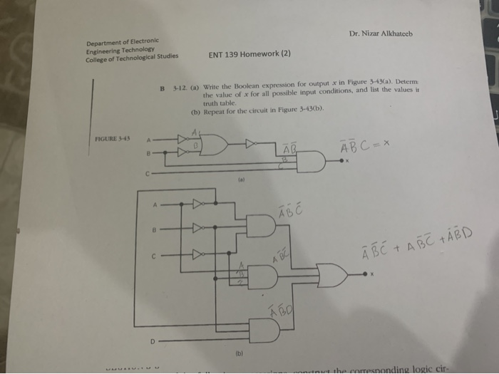 Solved (b) B 3-16. For Each Of The Following Expressions, | Chegg.com