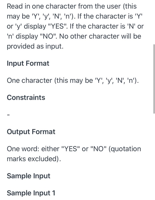 solved-read-in-one-character-from-the-user-this-may-be-y-chegg