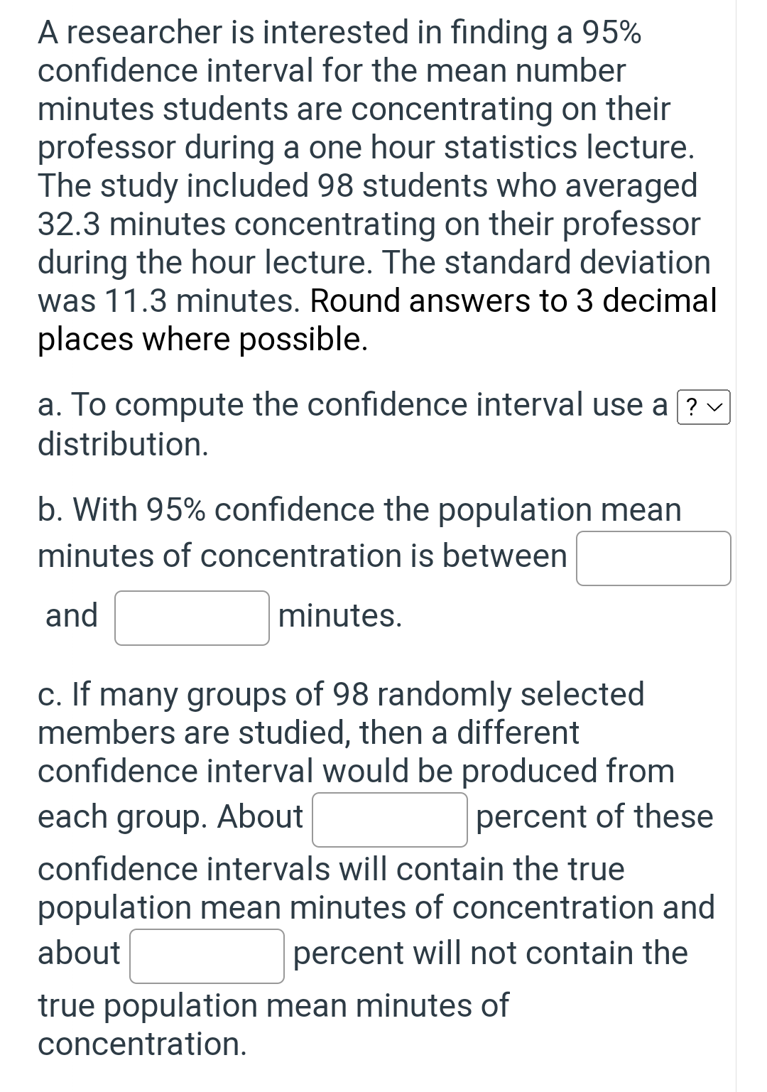 Solved A Researcher Is Interested In Finding A 95% | Chegg.com