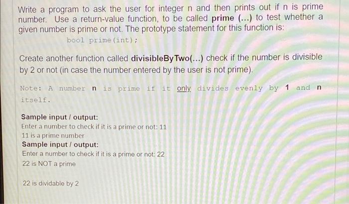 Solved Write a program to ask the user for integer n and | Chegg.com