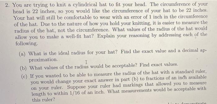 How Should a Hat Fit? We Have the Answers