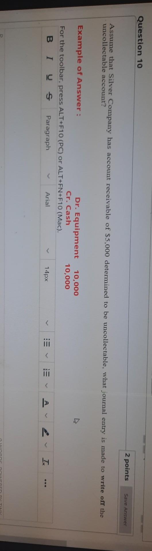 Solved Question 10 2 points Save Answer Assume that Silver | Chegg.com