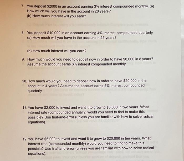 Solved PLEASE help with as many as possible i am having | Chegg.com