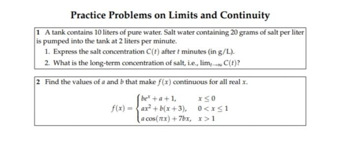 solved-practice-problems-on-limits-and-continuity-1-a-tank-chegg