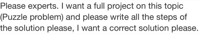 Solved Please experts I want a full project on this topic Chegg com