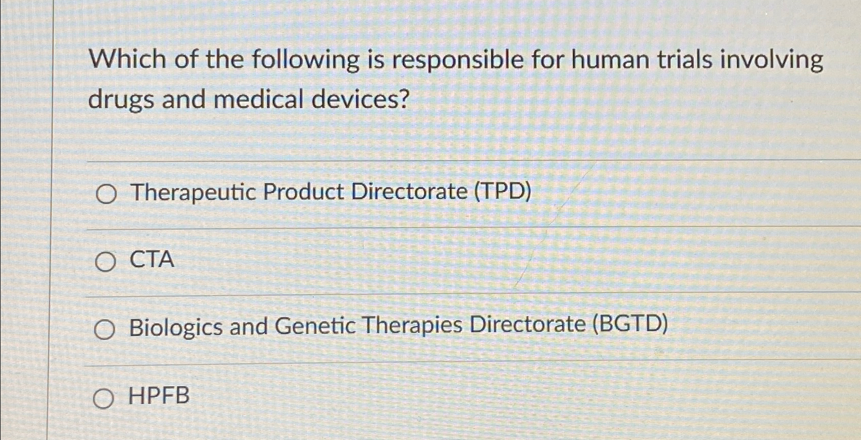 Solved Which of the following is responsible for human