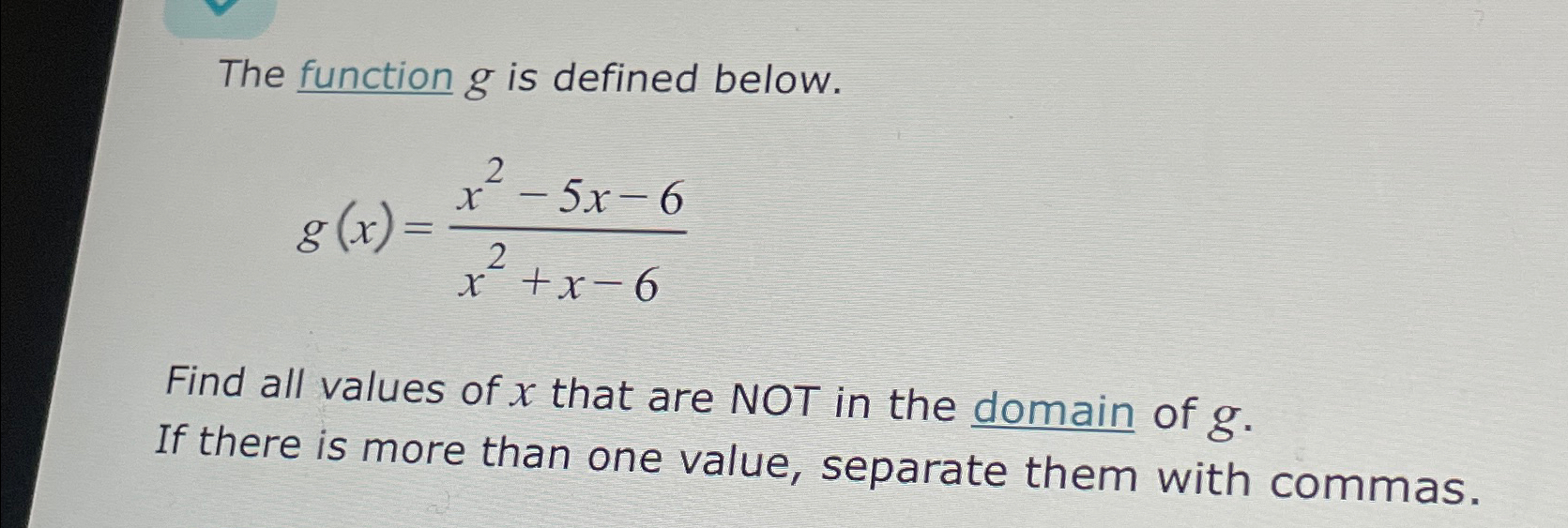 Solved The function g ﻿is defined | Chegg.com