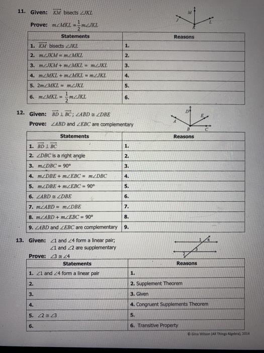 geometry unit 2 logic and proof homework 3