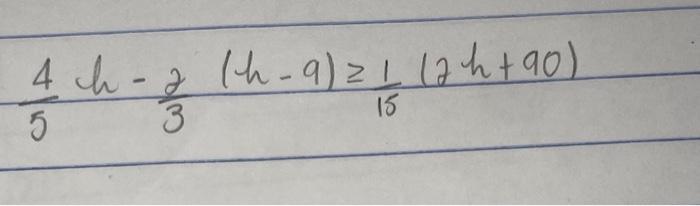 graph the solution to the following inequality on a number line