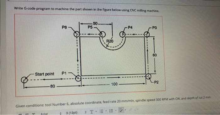 Shows the parts of G code a First Part b Second Part c Third Part