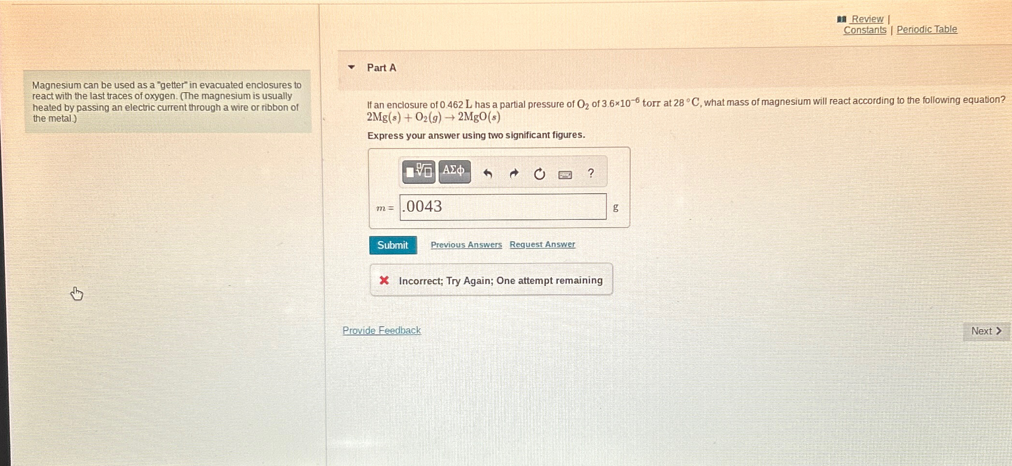 Solved help please and thank you!! Review IConstants I | Chegg.com
