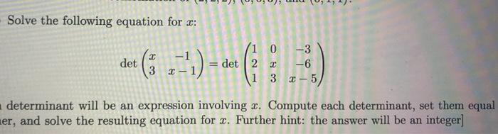 Solved Solve the following equation for x : | Chegg.com