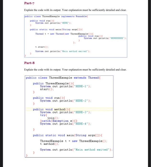 7 differences between extends Thread and implements Runnable in