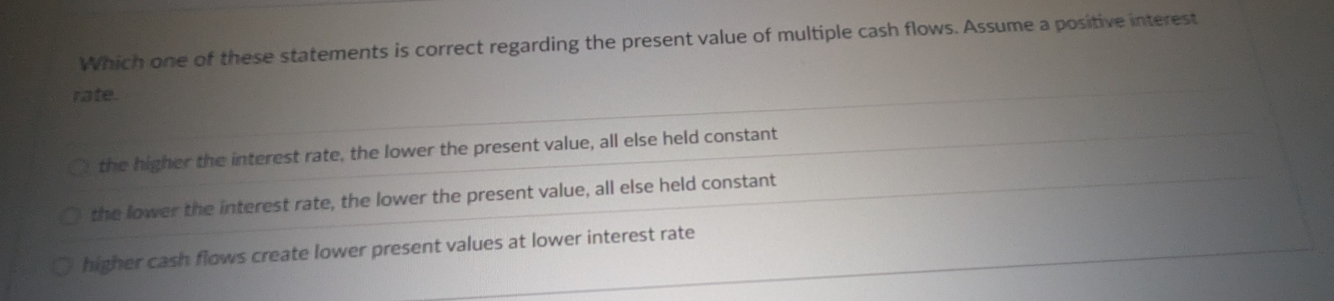 Solved Which one of these statements is correct regarding | Chegg.com