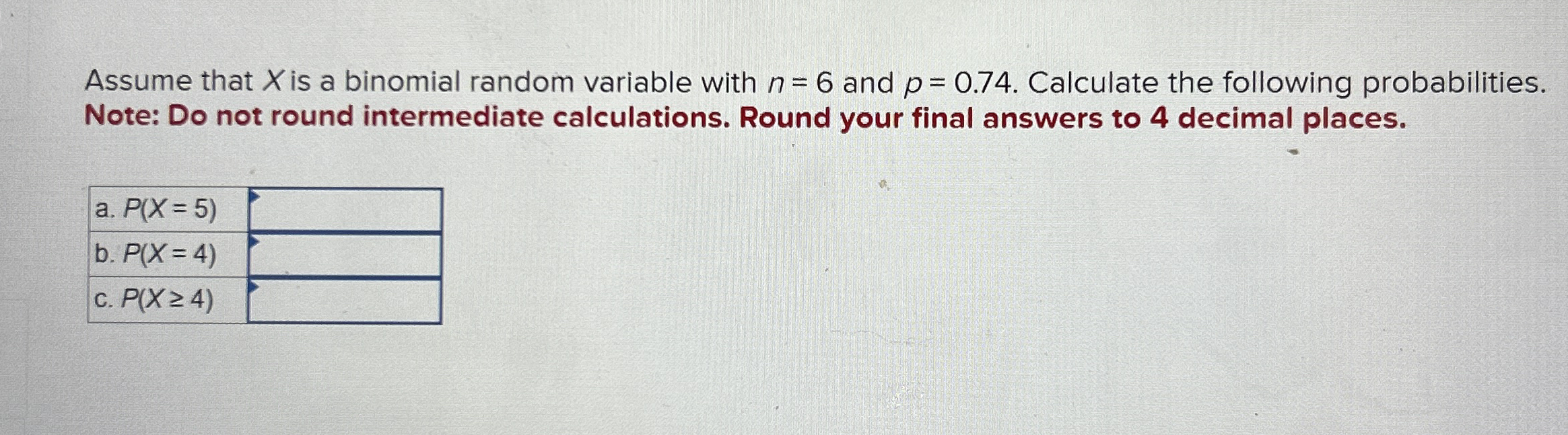 Solved Assume that x ﻿is a binomial random variable with n=6 | Chegg.com