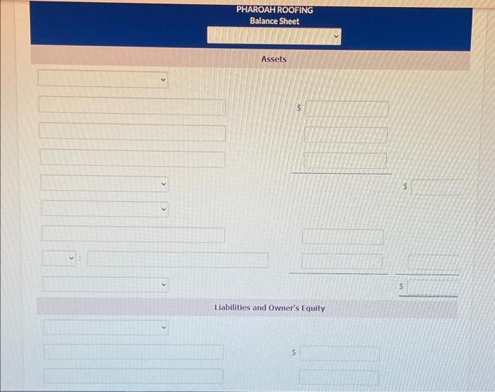 Solved Pharoah Roofing Worksheet For the Month Ended March | Chegg.com