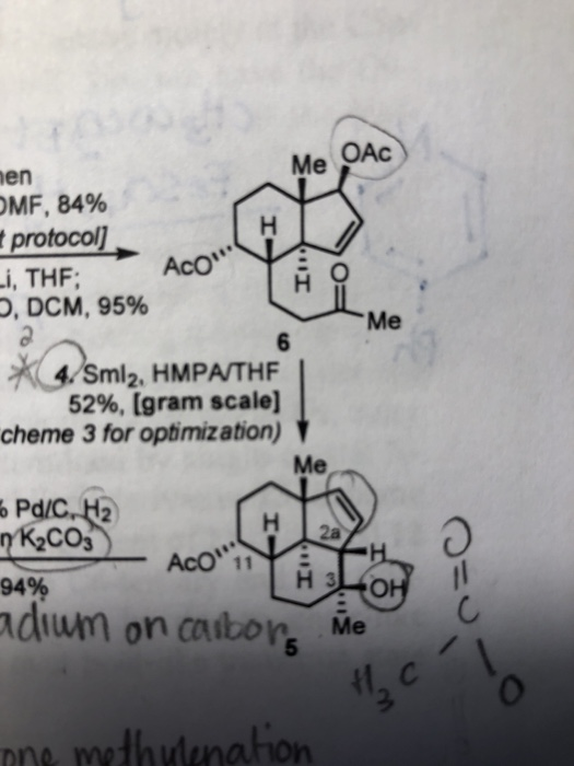 Solved The reagent is samarium iodide(II),HMPA/THFplease