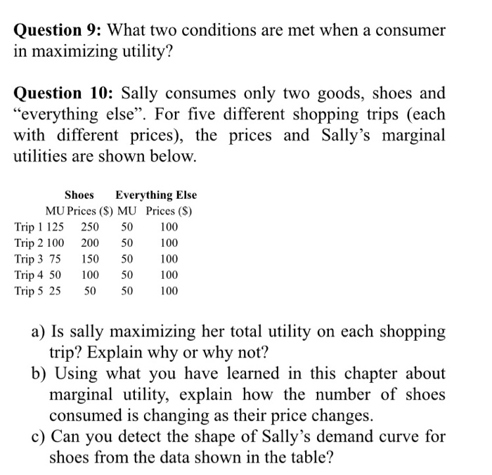 Solved Question 9 What Two Conditions Are Met When A Chegg