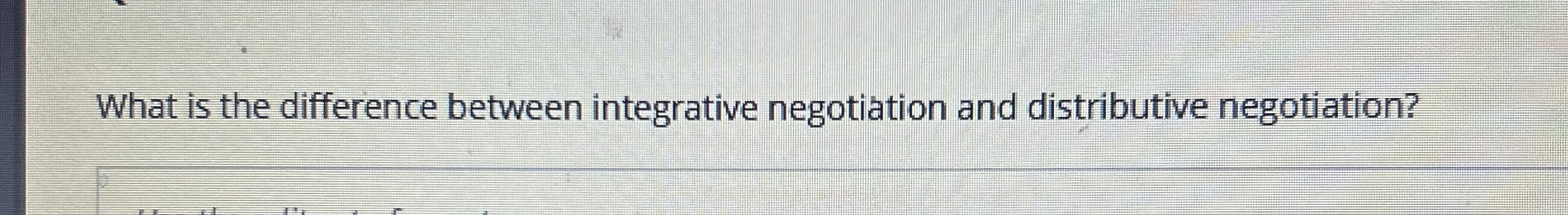 Solved What is the difference between integrative | Chegg.com
