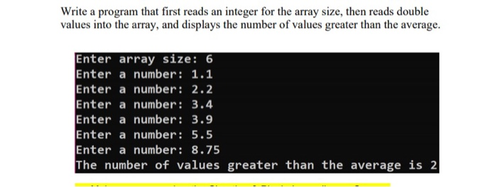Solved Write a program that first reads an integer for the | Chegg.com