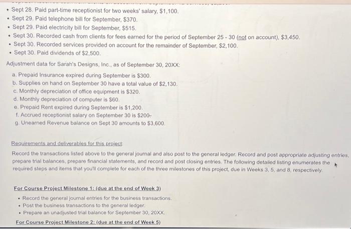 Solved You have been called upon to help Sarah Singer with | Chegg.com