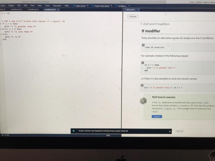 Solved Ruby provides an alternative syntax for simple | Chegg.com