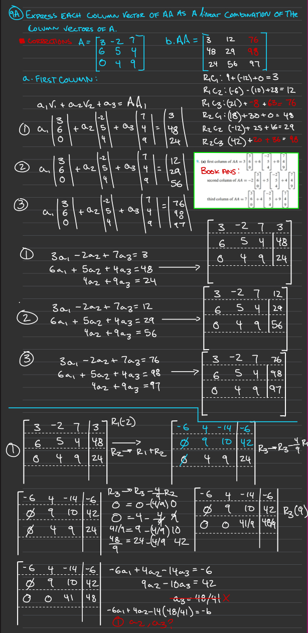 Solved Hello I need help solving this problem on linear | Chegg.com