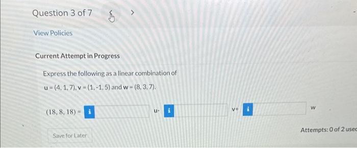 Solved Current Attempt in Progress Express the following as | Chegg.com
