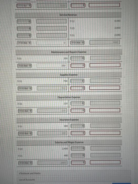 Journalize and post closing entries and complete the | Chegg.com