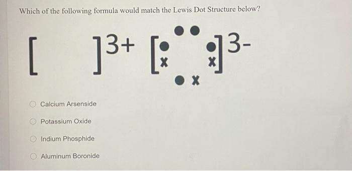 electron dot structure for rubidium