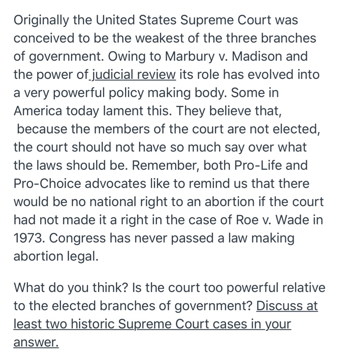 Is the supreme 2024 court too powerful