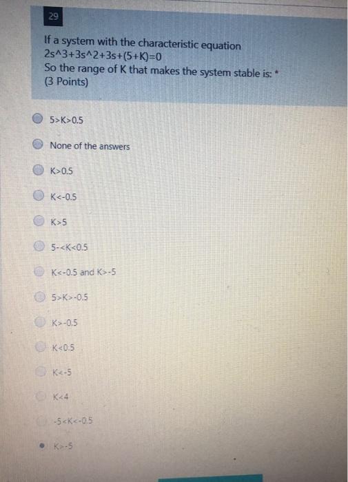 Solved automatic control questions , please solve fast I | Chegg.com